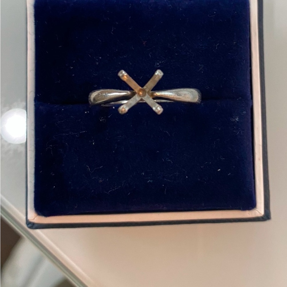 Elegant Platinum Ring Setting